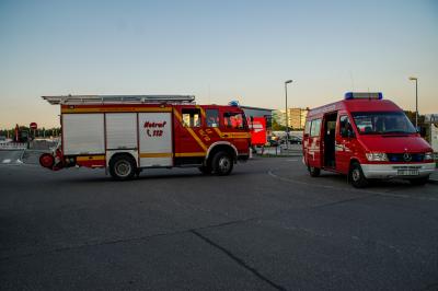 Weissach: Amonjak Austritt sorgt fuer Grosseinsatz der Feuerwehren bei Porsche in Weissach
